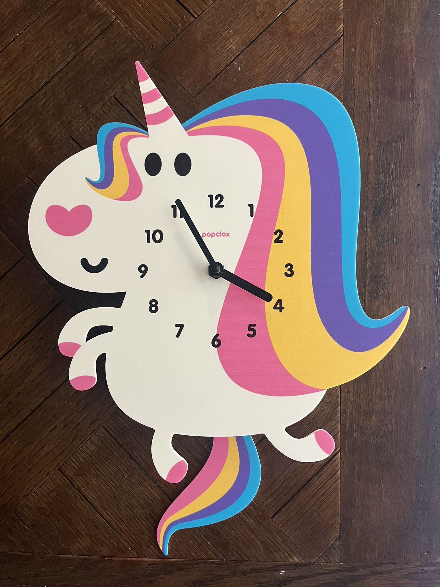 Popclox Unicorn Wall Clock