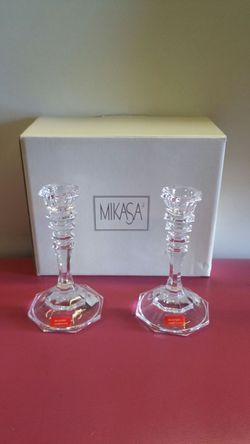 Mikasa candle holders