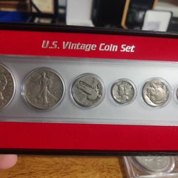 Vintage Us Coin Set 
