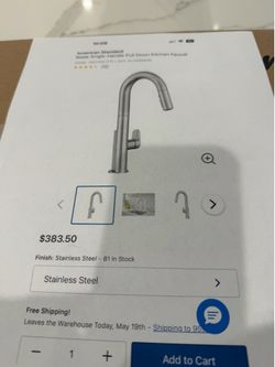 New American Standard Pull-Down Kitchen Faucet