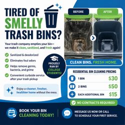 TRASH BINS