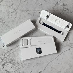 Apple Watch Series 9 41mm GPS, Silver Alum., Storm Blue S/M Band