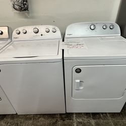 USED WHIRLPOOL WASHER AND DRYER SET