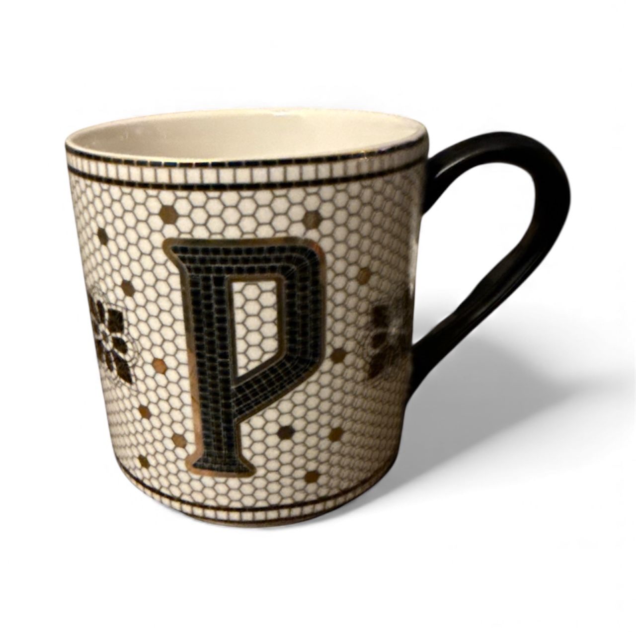 Anthropologie Intial Cup Mug P 