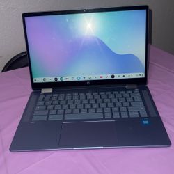 HP - 2-in-1 14" Touch-Screen Chromebook Laptop - Intel Processor N100 2023 - 4GB Memory - 64GB eMMC - Sky Blue