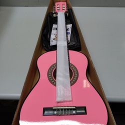 Pink 30 Inch Chikds Learning Guitar