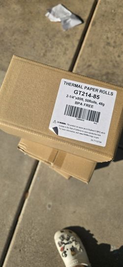 2 1/4 X 85 Feet Thermal Receipt Paper 50 Rolls 
