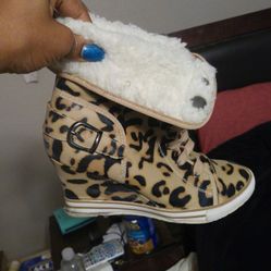 Animal Print Wedges 9.5