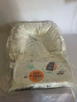 NEW Best Friends by Sheri Dog Bed Crate Mat w/ Bolster - Medium 30"x19" (Frost)