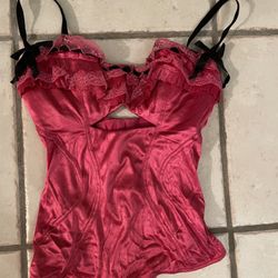 Magenta Vintage Victoria’s secret Corset