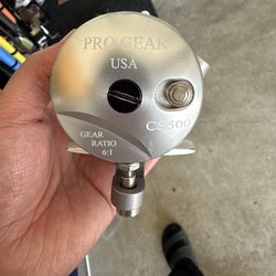 Progear CS500 6:1 star drag bait casting reel