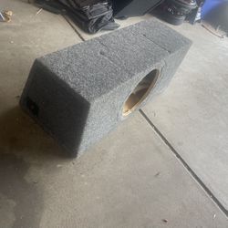 12” Ported Subwoofer Box, Subwoofer And Amp (Trades/OBO)