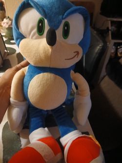 Sonic hedgehog plush backpack