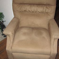 Brown, Powered Lift Chair and Recliner