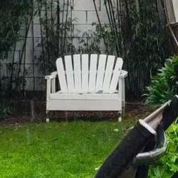 Wooden Garden Loveseat 