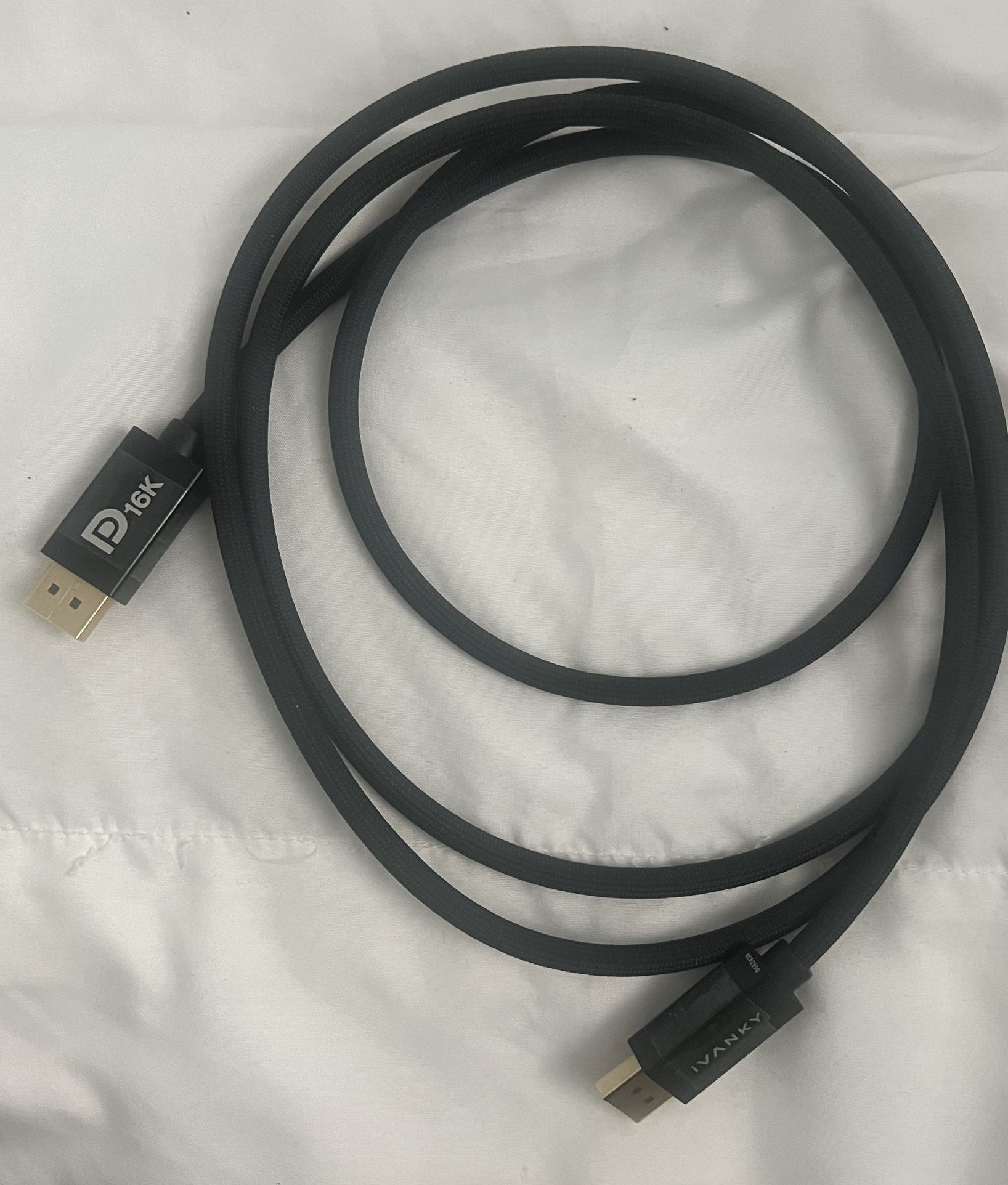 IVANKY 16K VESA Certified Displayport Cable 2.1, DP Cord [16K@60Hz,8K@120Hz,4K@240Hz], 80Gbps Display Port 2.1/2.0 Cable Support HDR10,HDCP,DSC 1.2a, 