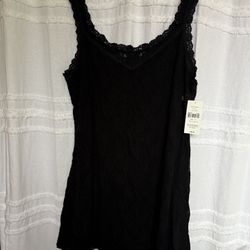 NEW with Tags:  Hanky Panky Stretch-Lace Chemise Black 2XL