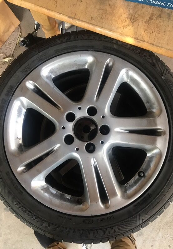 Mercedes e class rims with tires