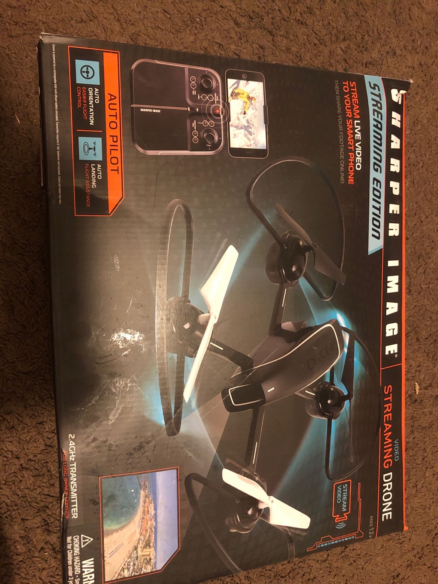 Sharper image streaming drone