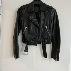 All Saints Baron Leather Biker.  Like New! 
