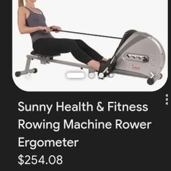 Rowing Machine Rower Ergometer / Maquina de Remo Ergometro