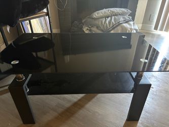Black coffee table