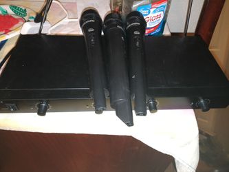 Gemsound wireless microphones with receiver