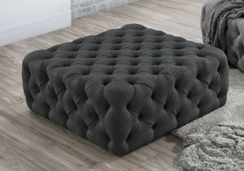Odelle Ottoman - Graphite