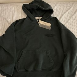 Essentials Fear Of God Hoodie Black