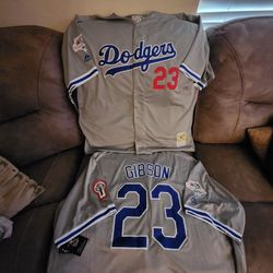 Dodgers Kirk Gibson Throwback World Series Jersey 