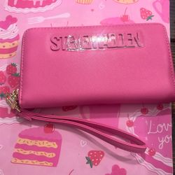 New Pink Steve Madden Wallet 