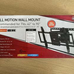 Vidao Full Motion Wall Mount for Most 42” to 90” in Flat Panel TV
