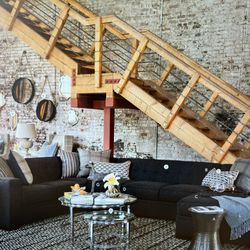 Glass Two-set Coffee Table $80