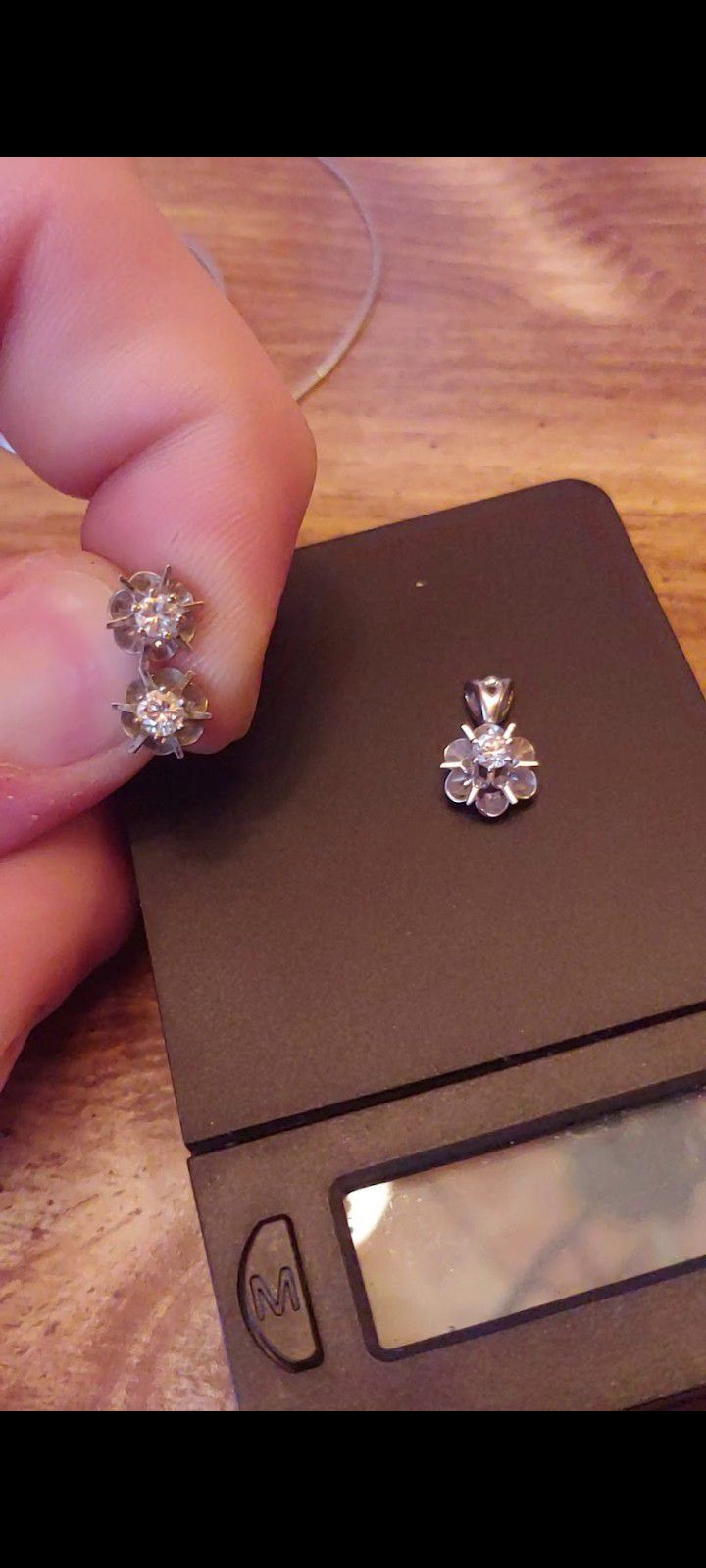 Half Carat Diamond Earrings In 14k Whitegold