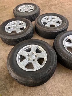 🔥Jeep Wheel & Tires, 245/75/R17, Michelin Tires, 17 Wheels
