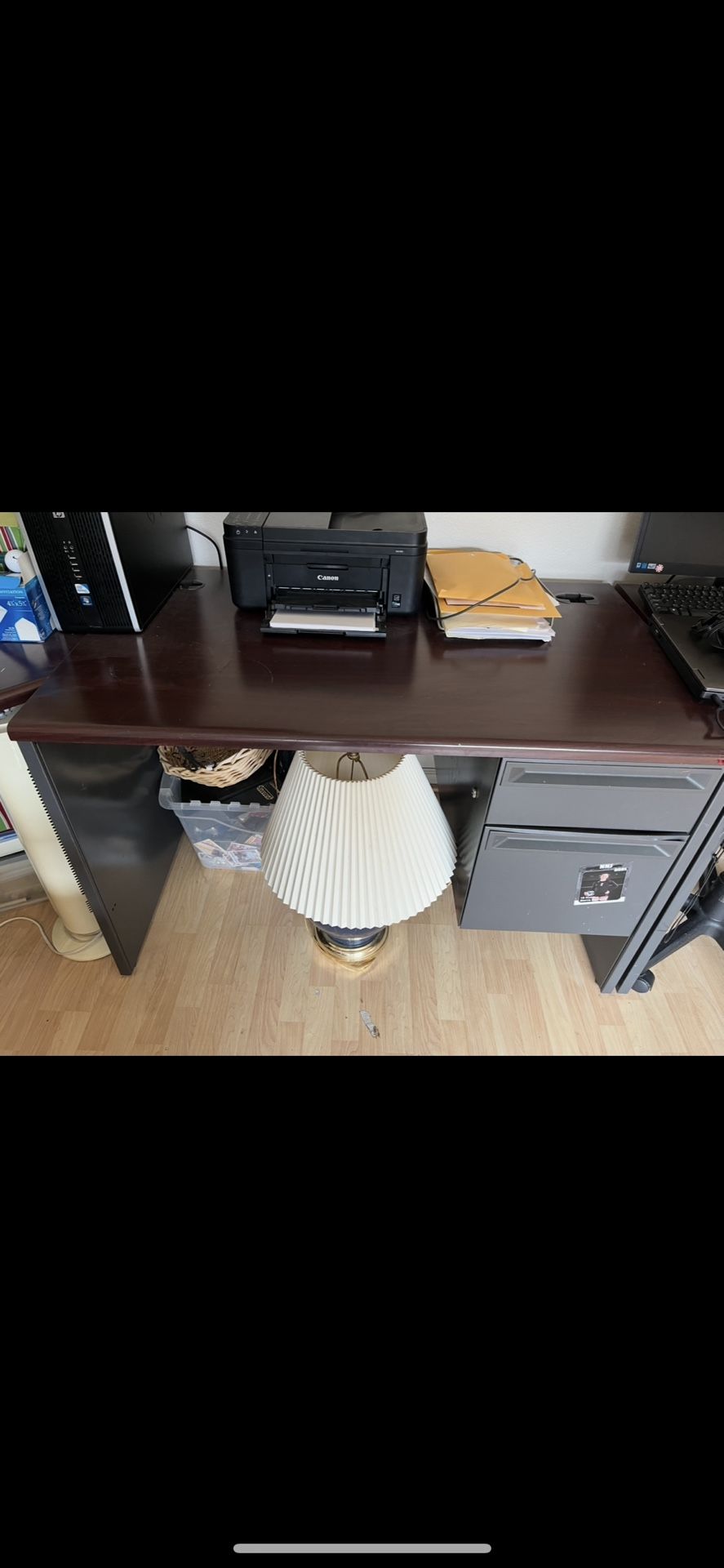 Desk With Corner Unit Also