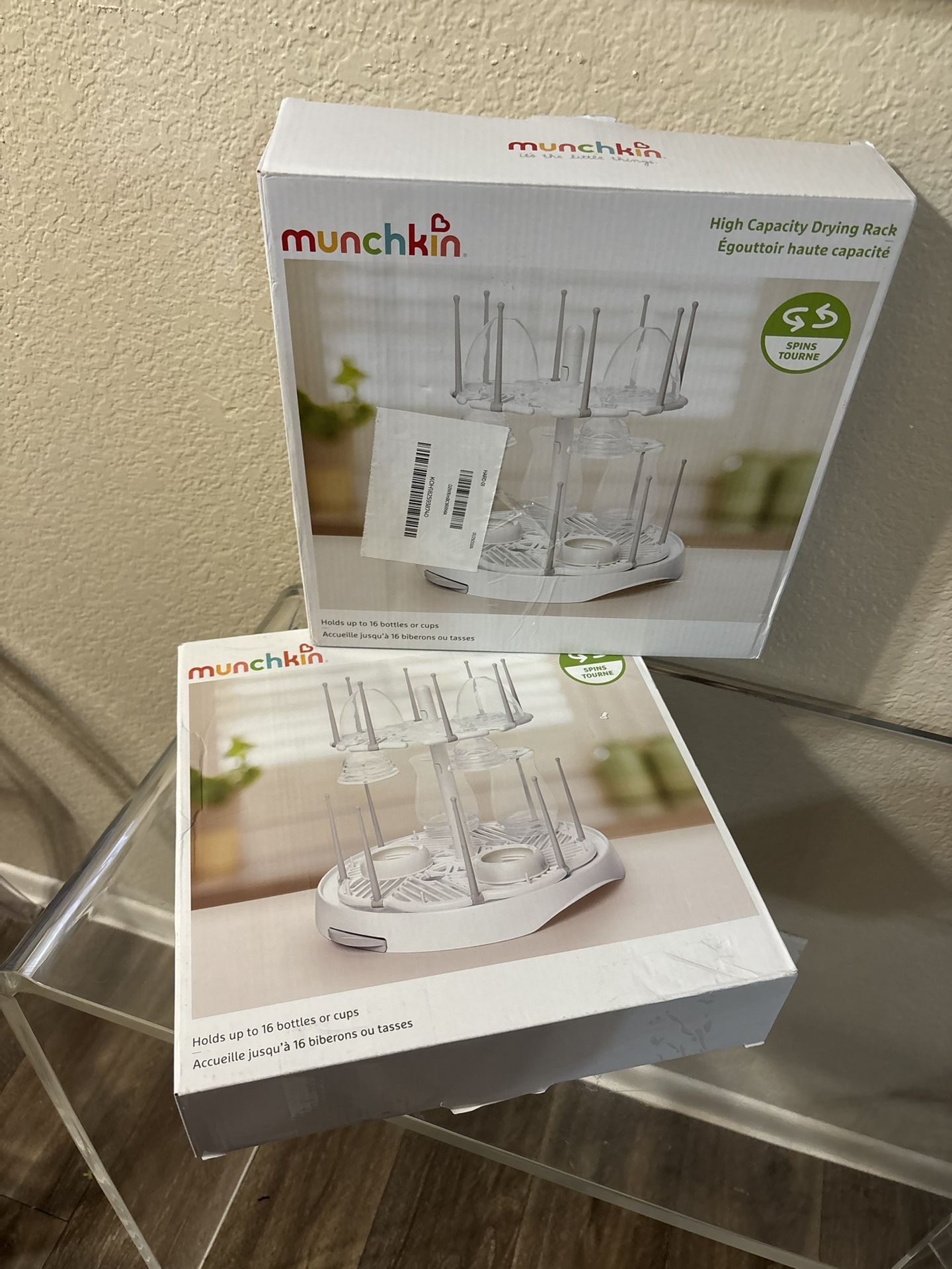 Munchkin® High Capacity Drying Rack for Baby Bottles and Accessories, White $12 Each