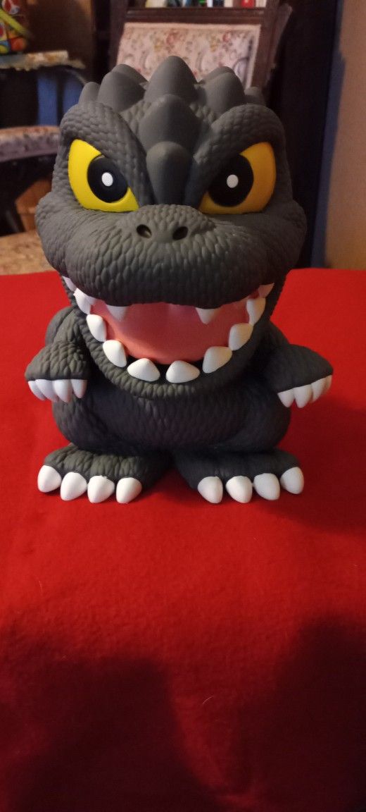 Cute Baby Godzilla Coin Bank