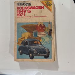 Chilton’s Volkswagen 1(contact info removed) Repair And Tune-Up Guide