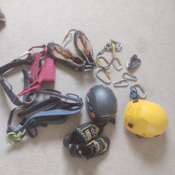 Bunch Of Rock Climbing Equipment