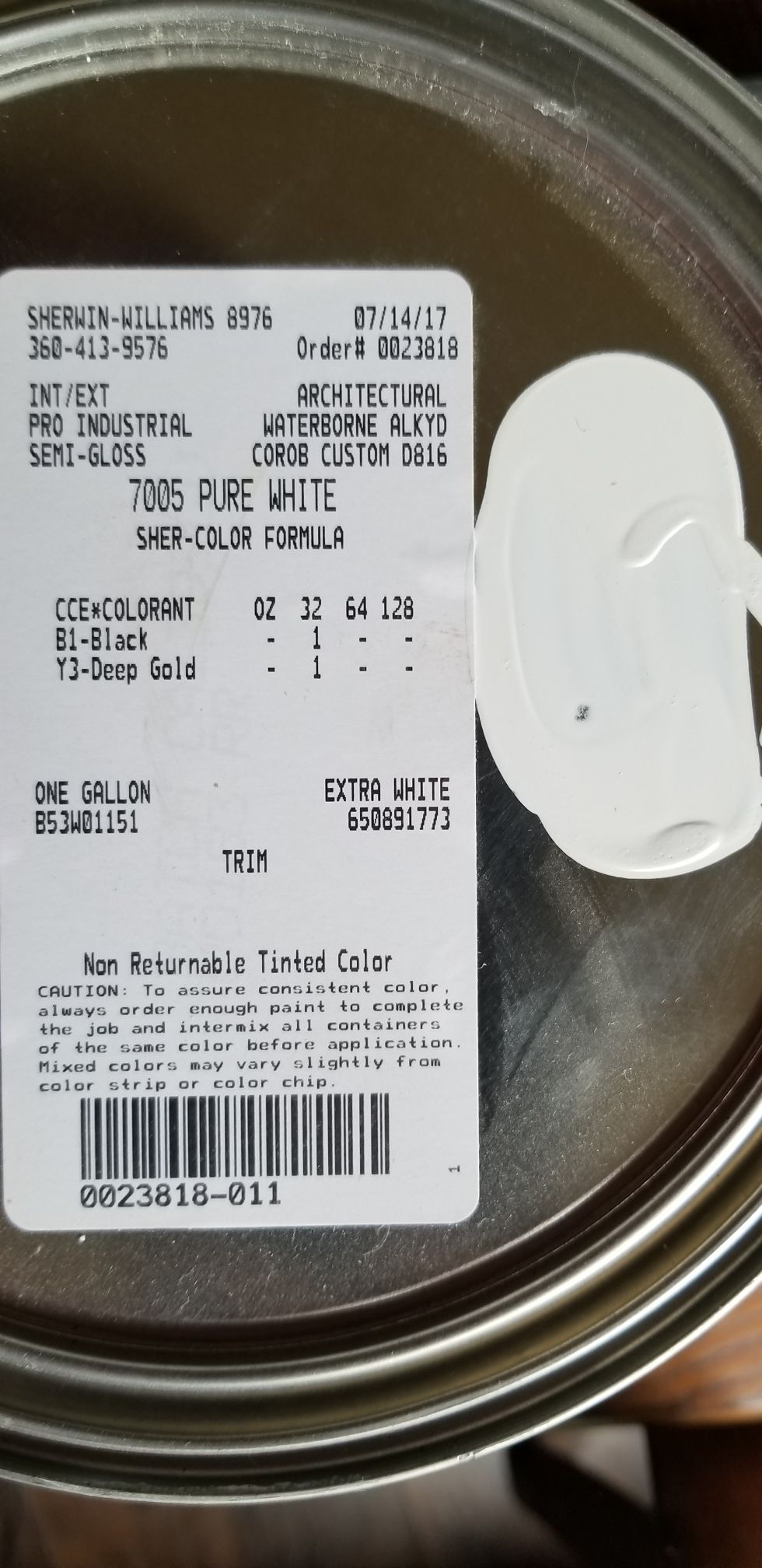 Sherwin Williams Eminence-Pure White