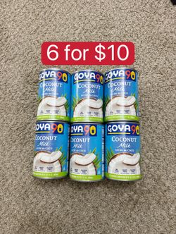 Goya Coconut Milk 6 For $10