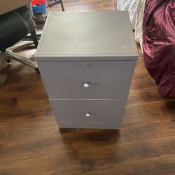 Wood File Cabinet 15$