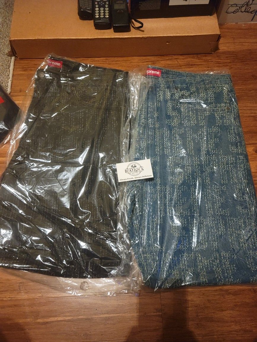 Supreme Needle Punch Regular Jean Size 38