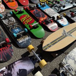 Prebuilt and custom skateboards