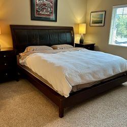 Mid Century High End King Bedroom Set 