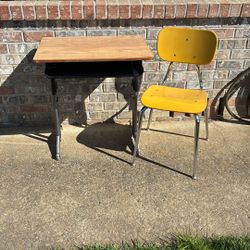School Desk And Chair