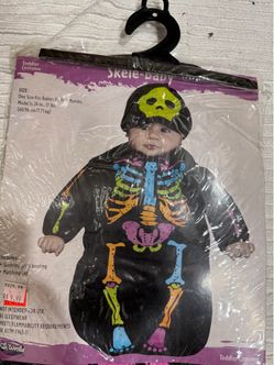 Skele-Baby Toddler Skeleton Halloween Costume