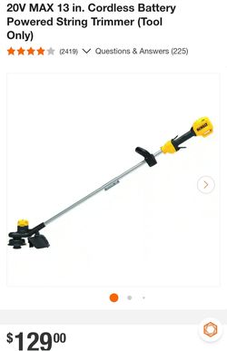 20V MAX 13 in. Cordless Battery Powered String Trimmer (Tool Only)