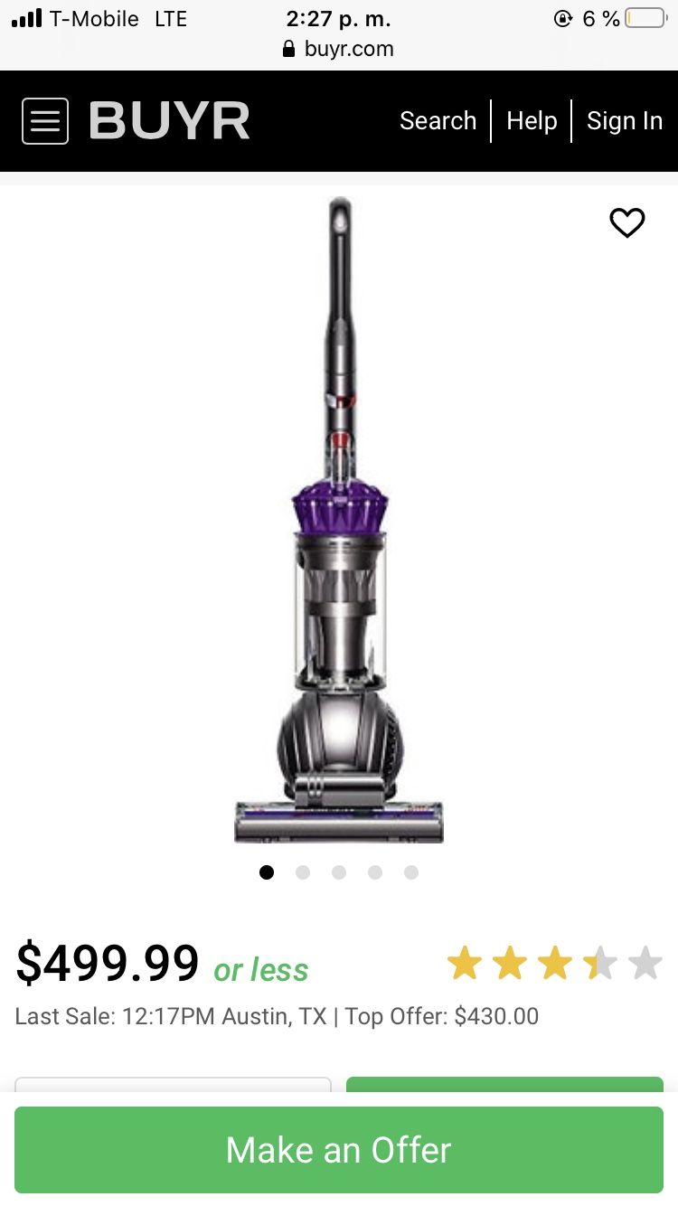 Dyson vacuum